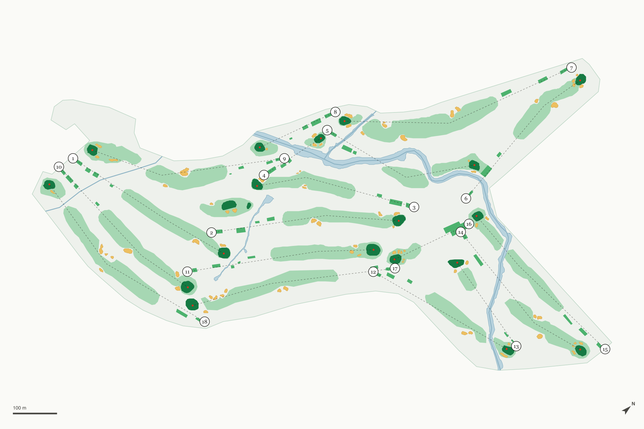 Map of Sara Bay Country Club