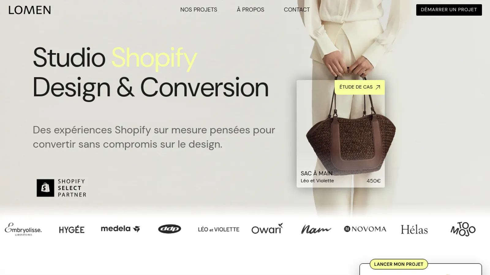 Screenshot of the Charles Nach homepage