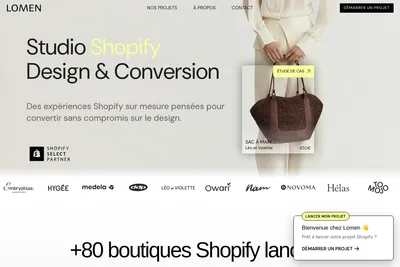 Screenshot of the Charles Nach homepage