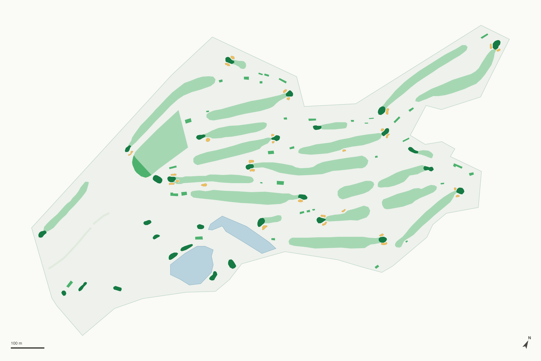 Map of River Ridge Golf Course
