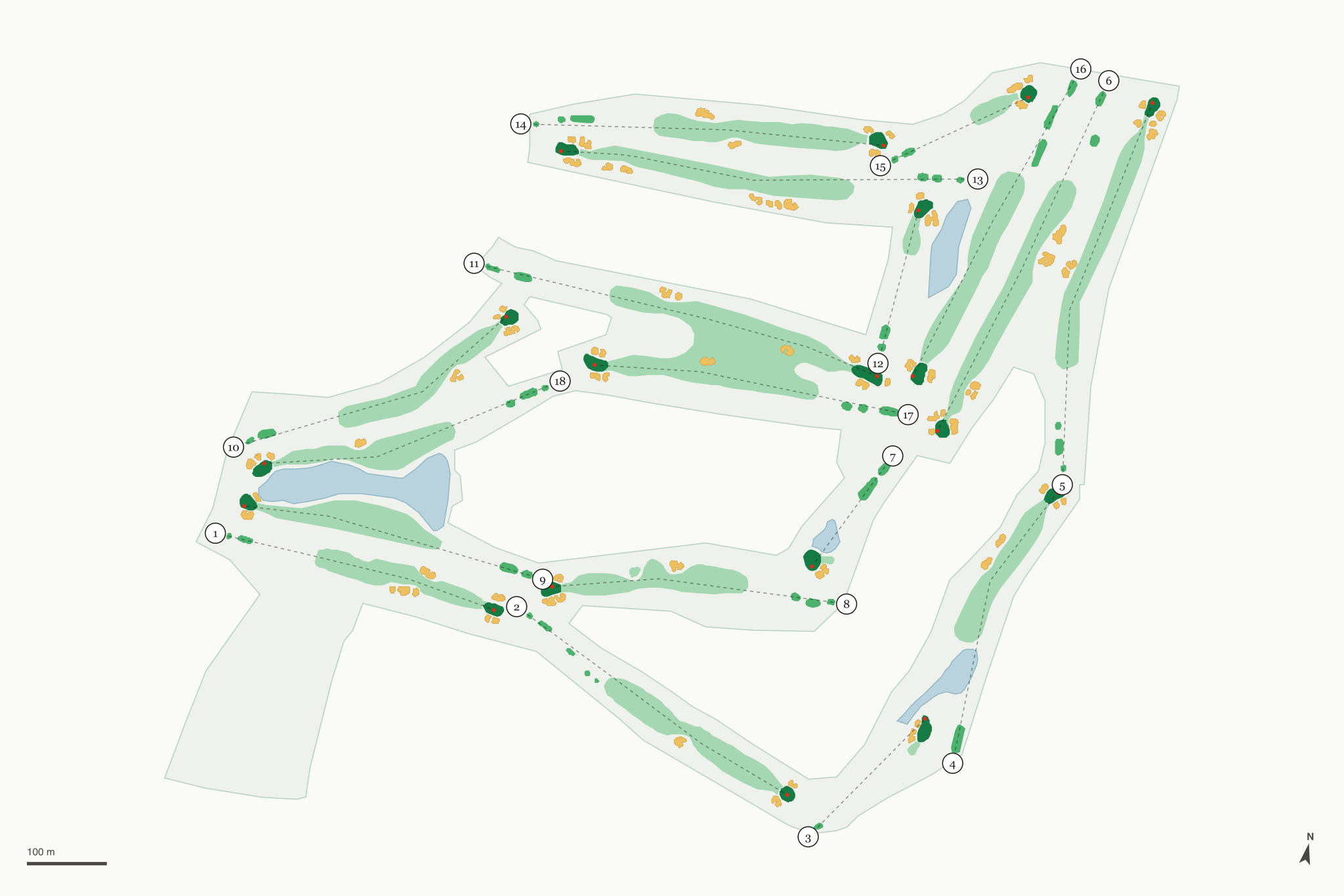 Map of The La Quinta Country Club