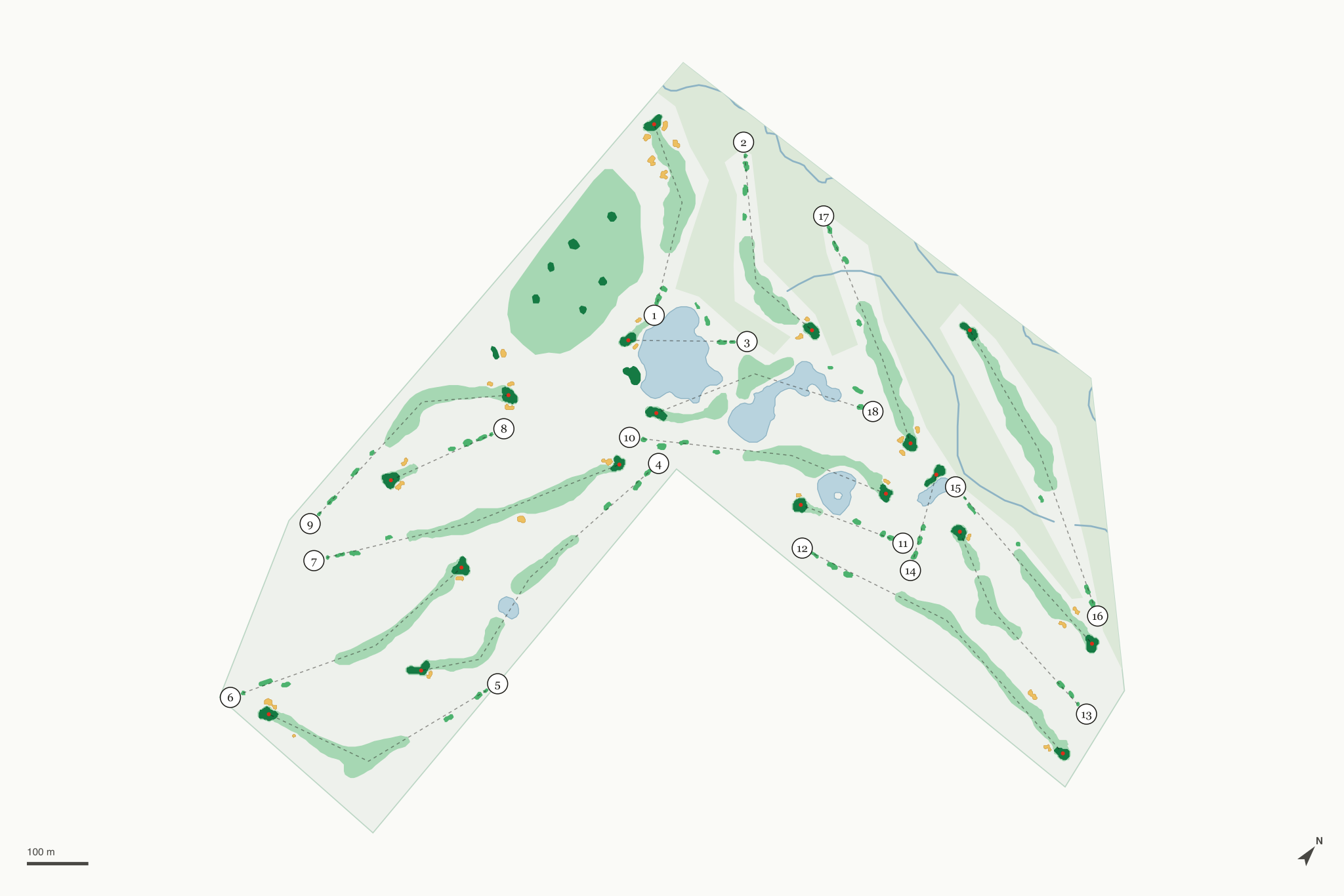 Map of Turkey Creek Golf Club