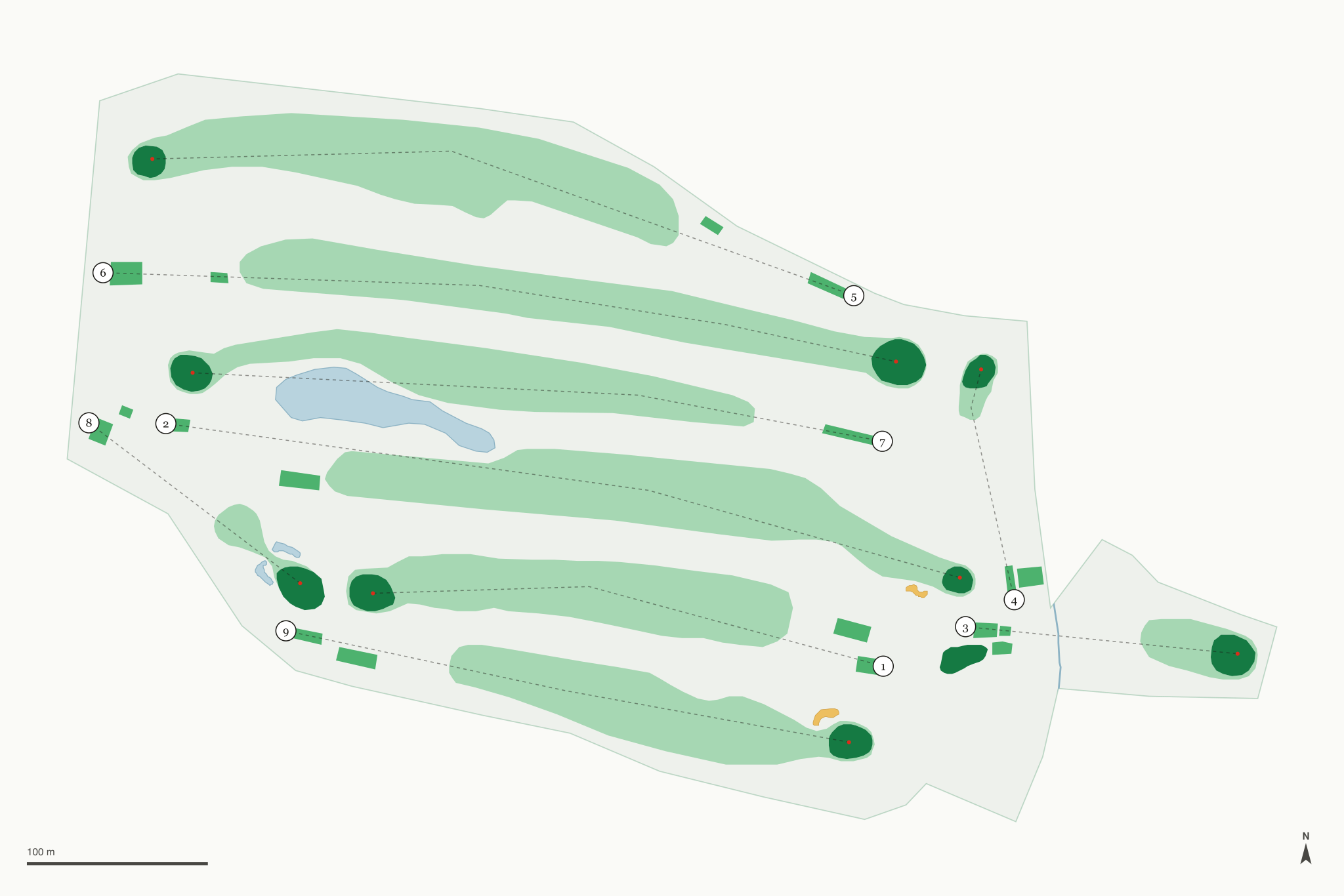 Map of Glenwood Springs Golf Club