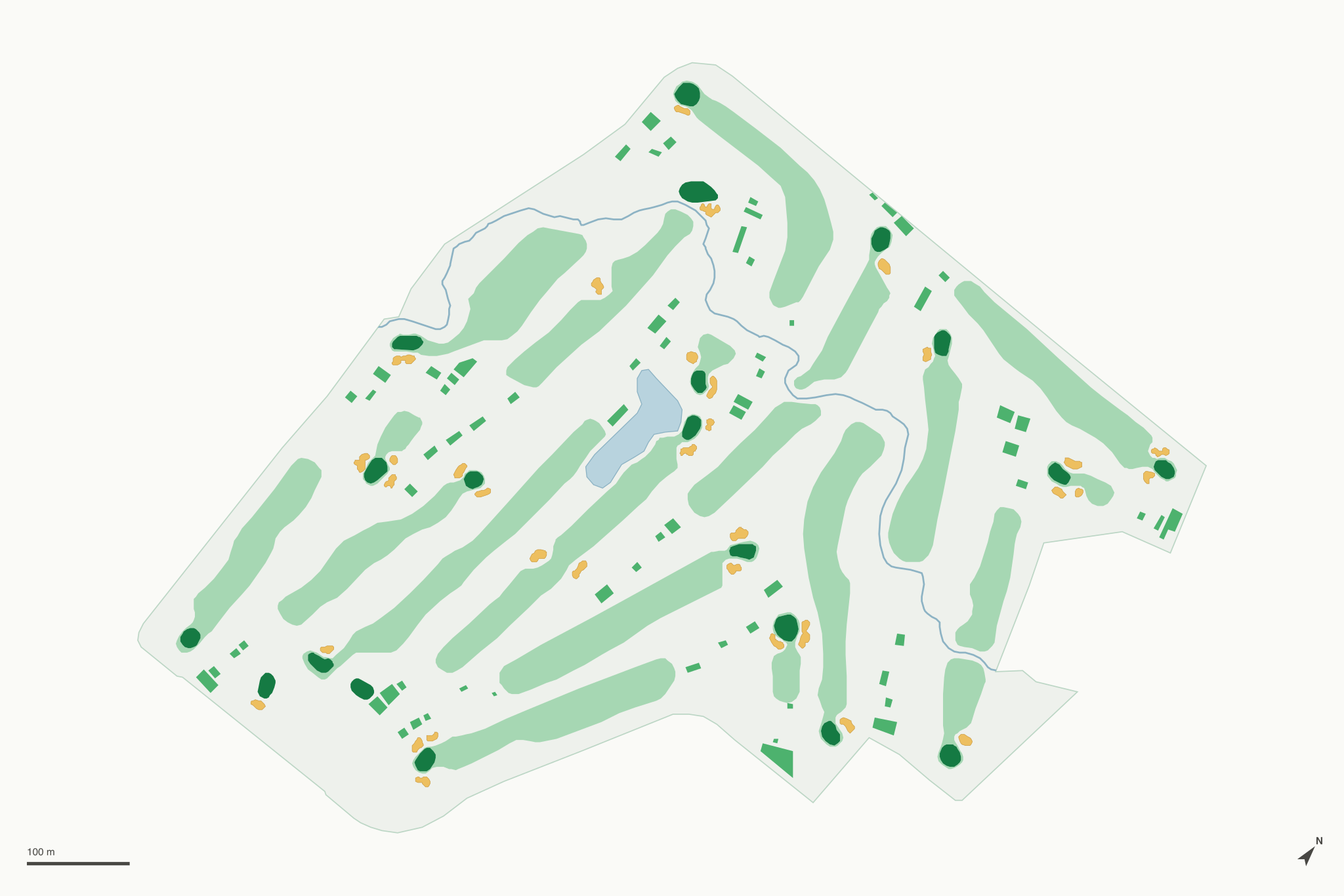 Map of Walla Walla Country Club