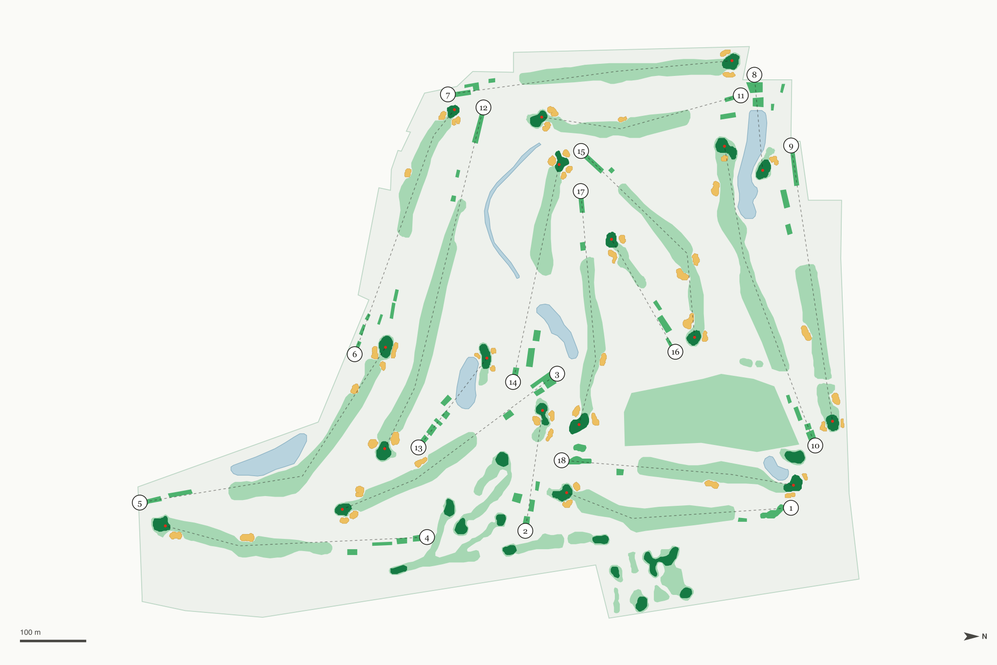 Map of Columbia Edgewater Country Club