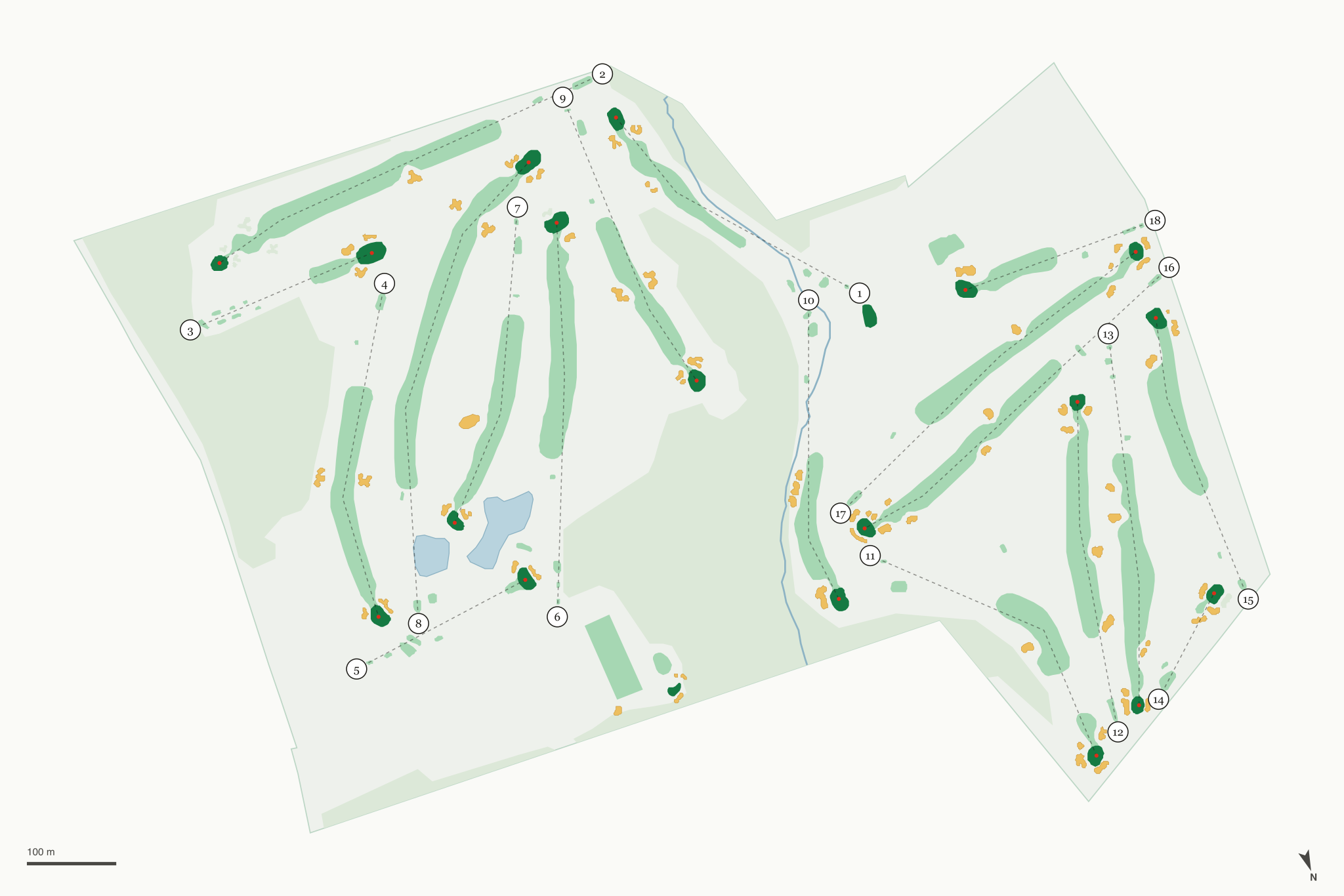 Map of Lancaster Golf Club