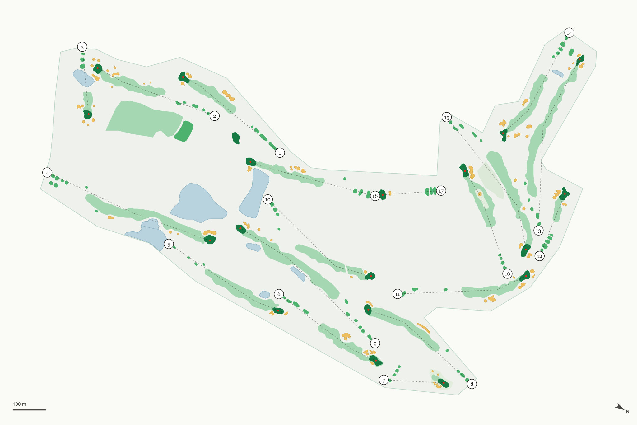 Map of The Medalist Golf Club