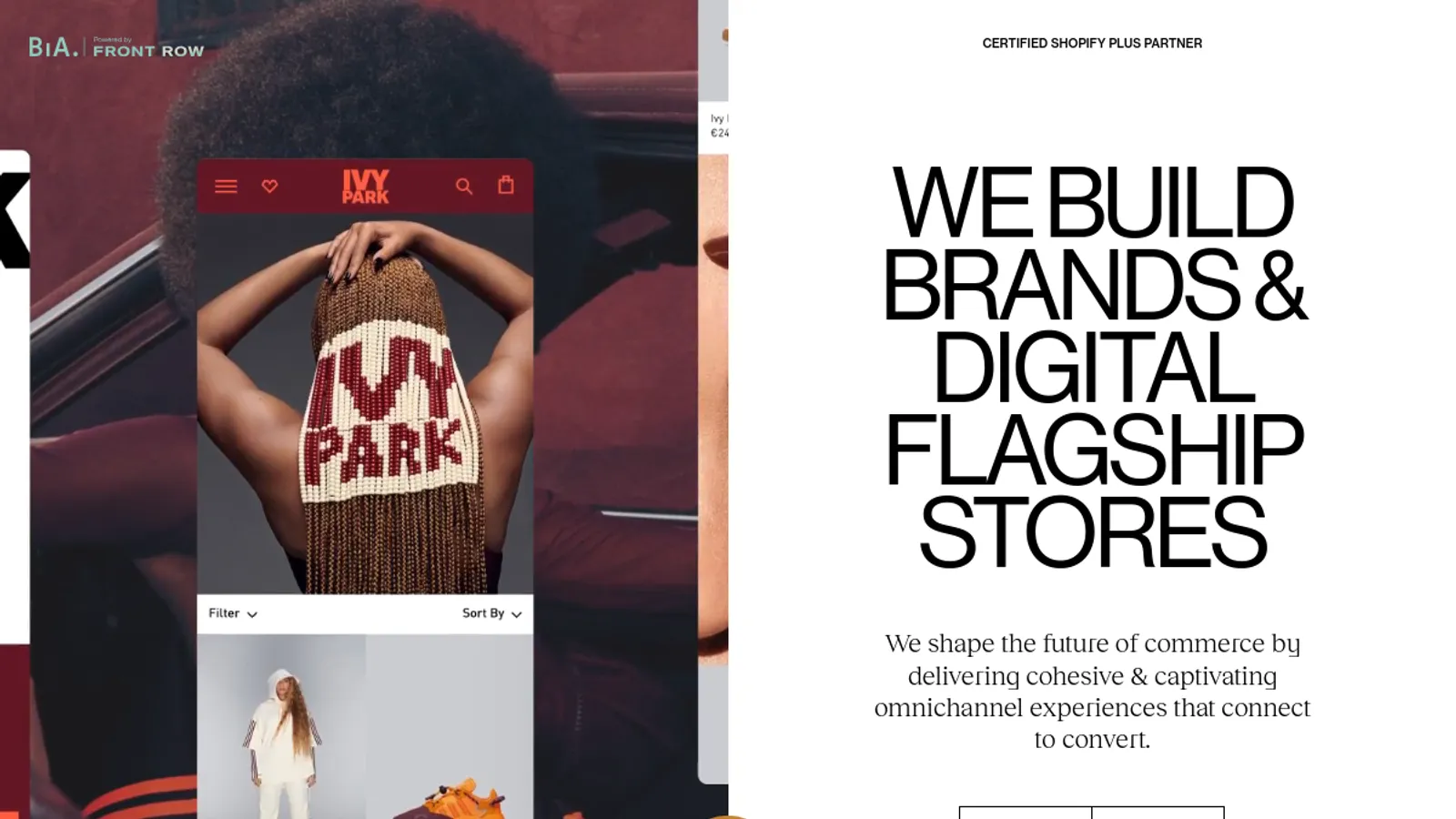 Screenshot of the Build in Amsterdam | Powered by Front Row homepage