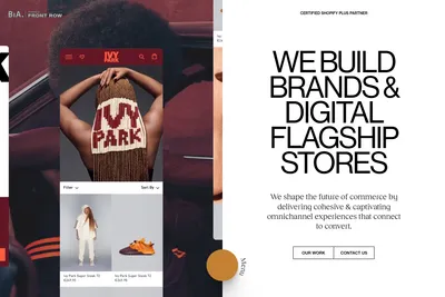 Screenshot of the Build in Amsterdam | Powered by Front Row homepage
