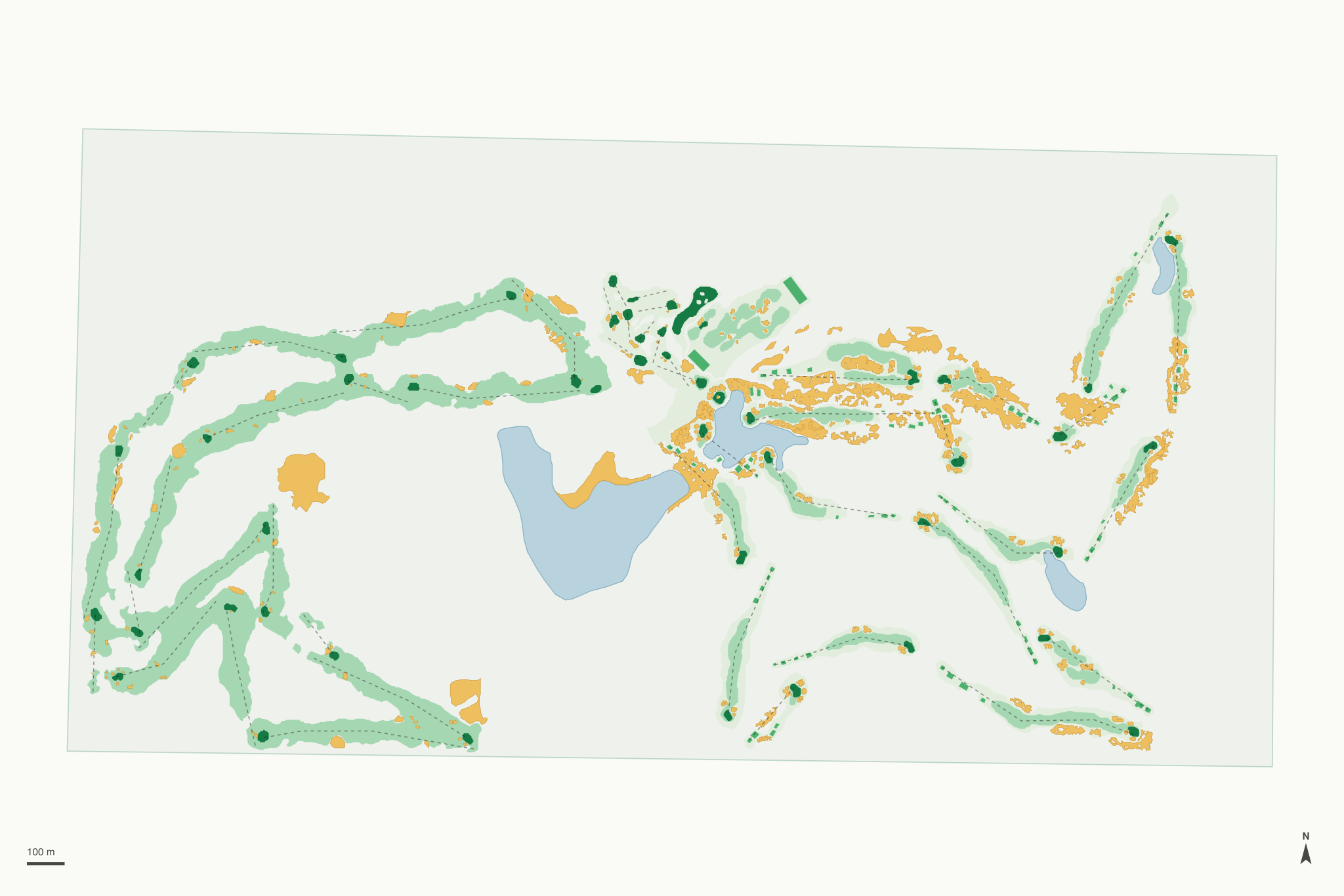 Map of Forest Dunes Golf Club