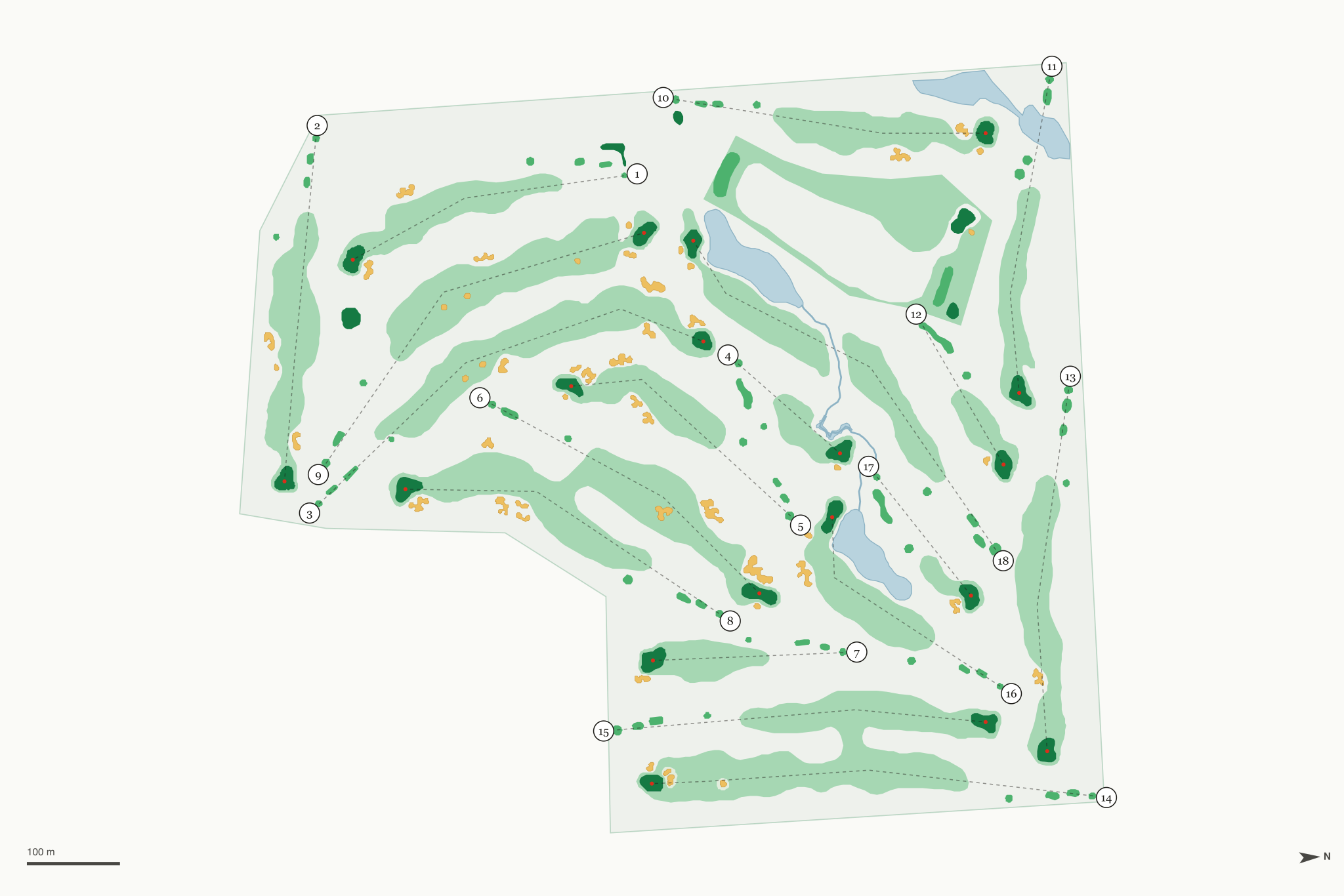 Map of WildHawk Golf Club