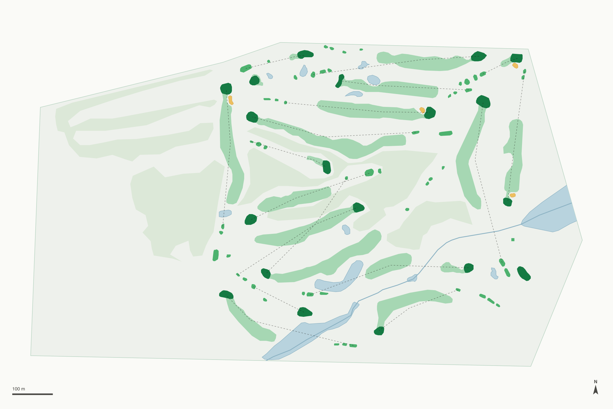 Map of Siren National Golf Club