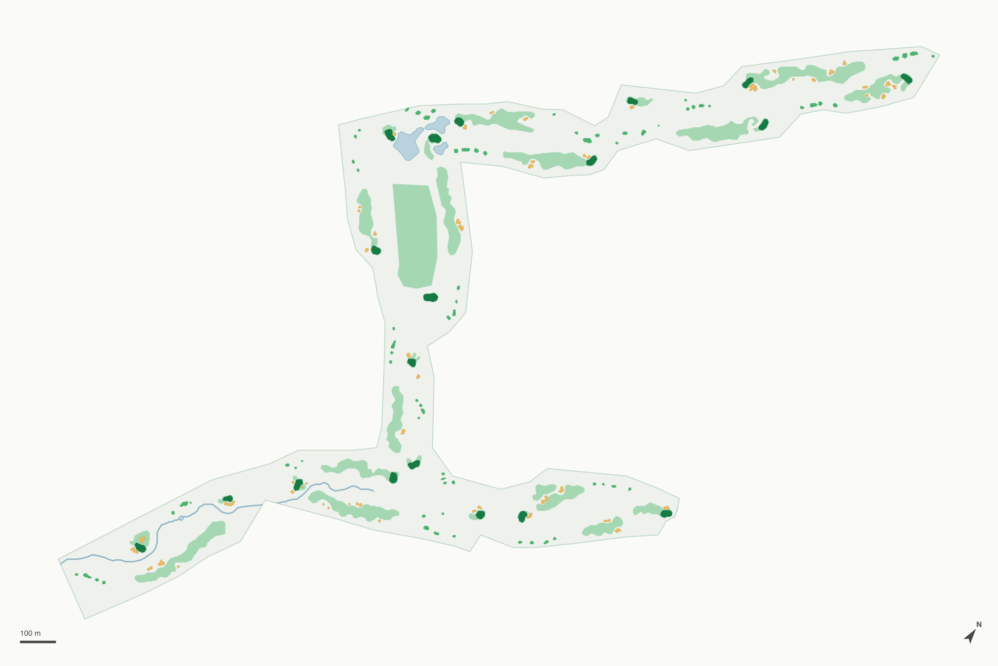 Map of King's Deer Golf Club