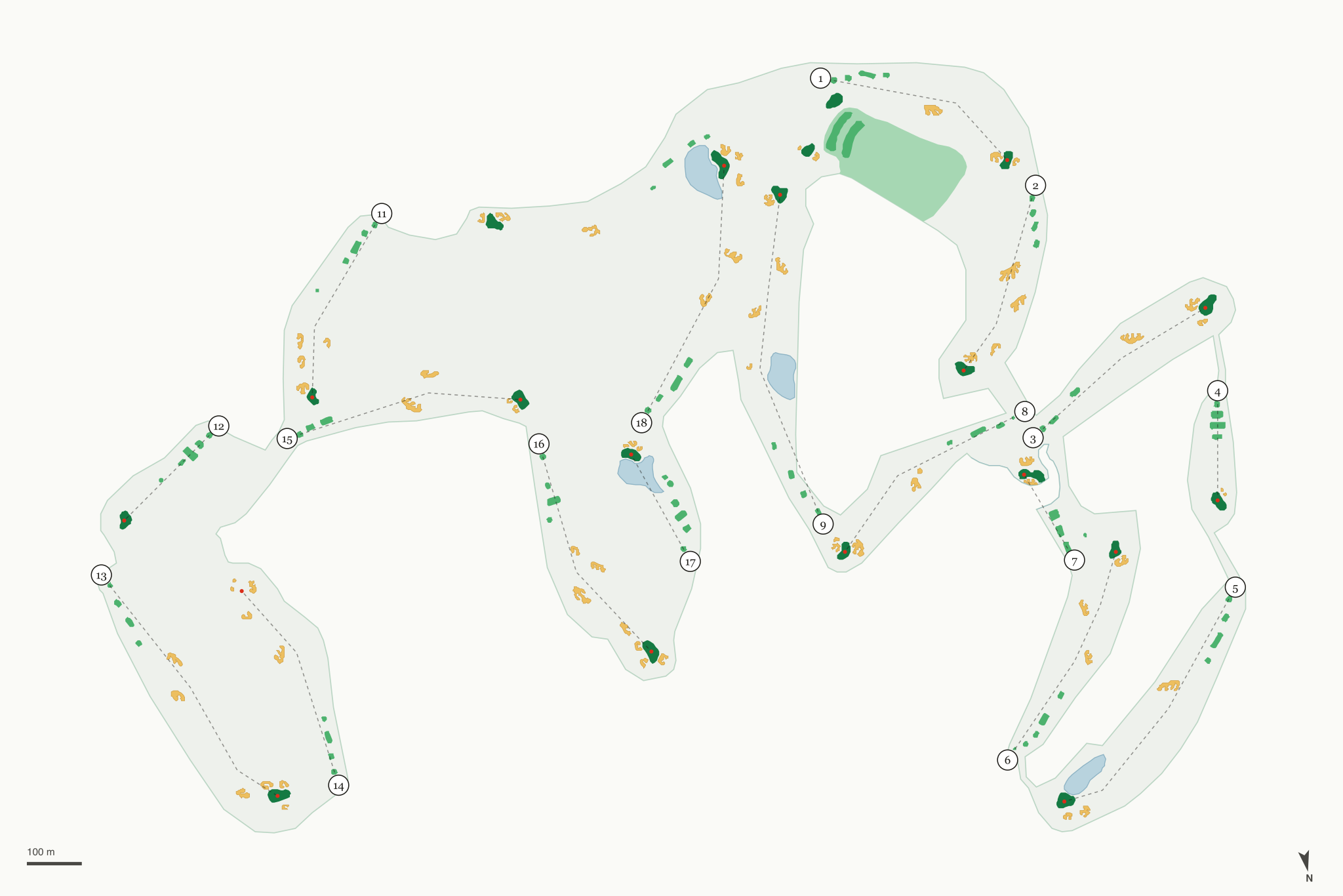 Map of The Golf Club at Creekmoor