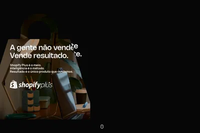 Screenshot of the Shakers Agencia homepage