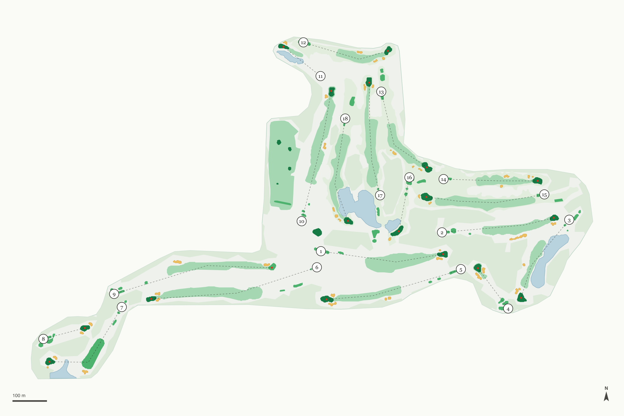 Map of Timber Ridge Golf Club