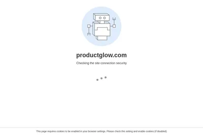 Screenshot of the Product Glow Studios homepage