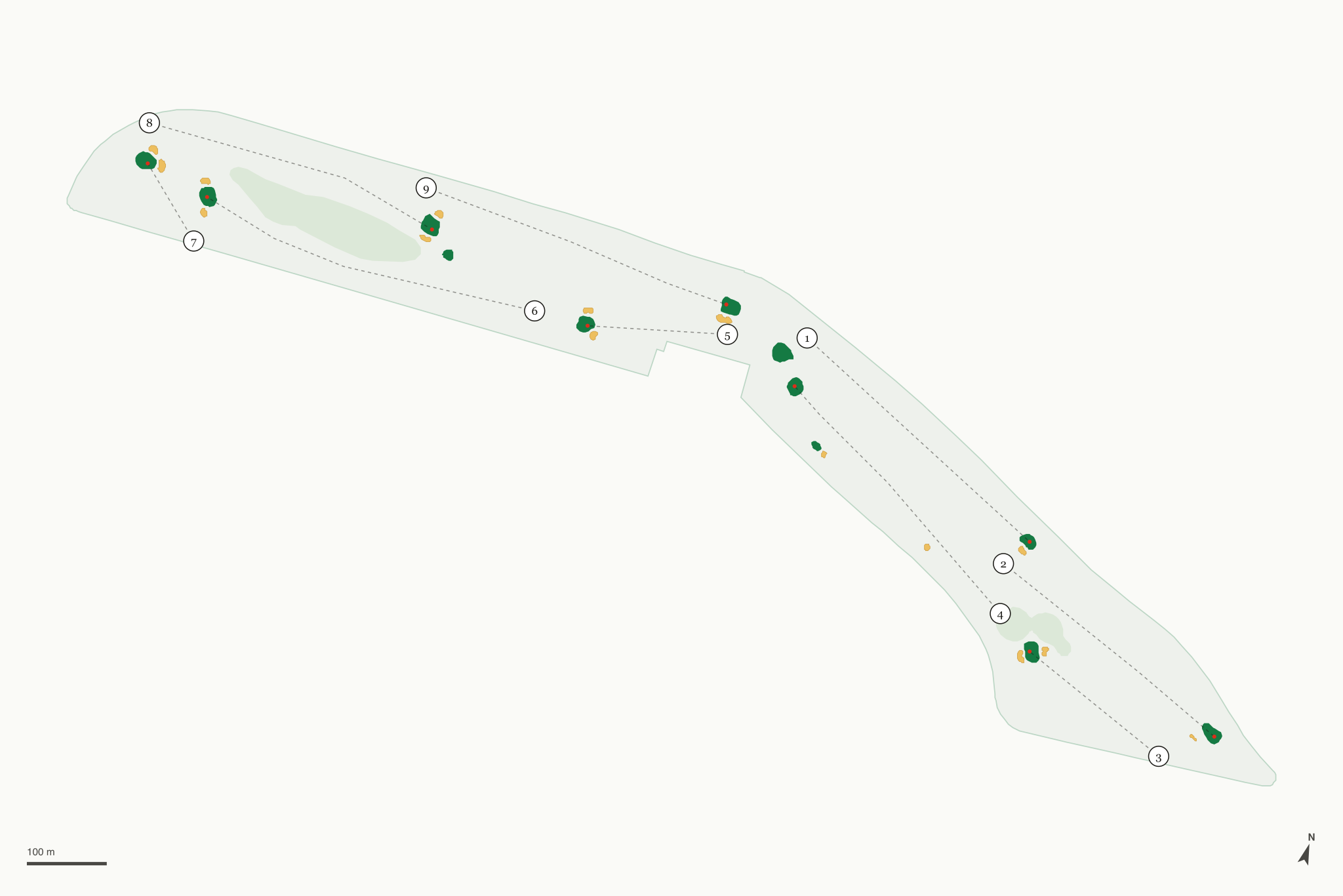 Map of Granada Golf Course