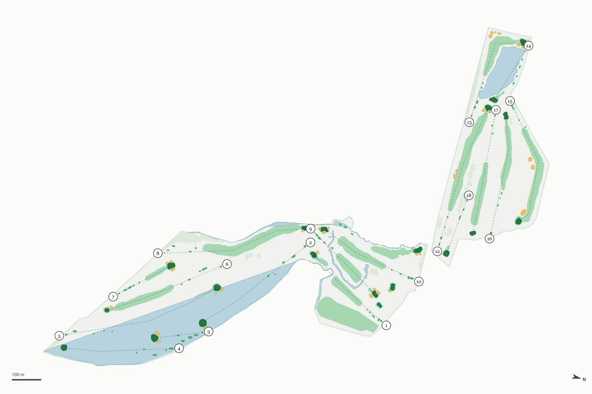 Map of Rock Island Golf Course