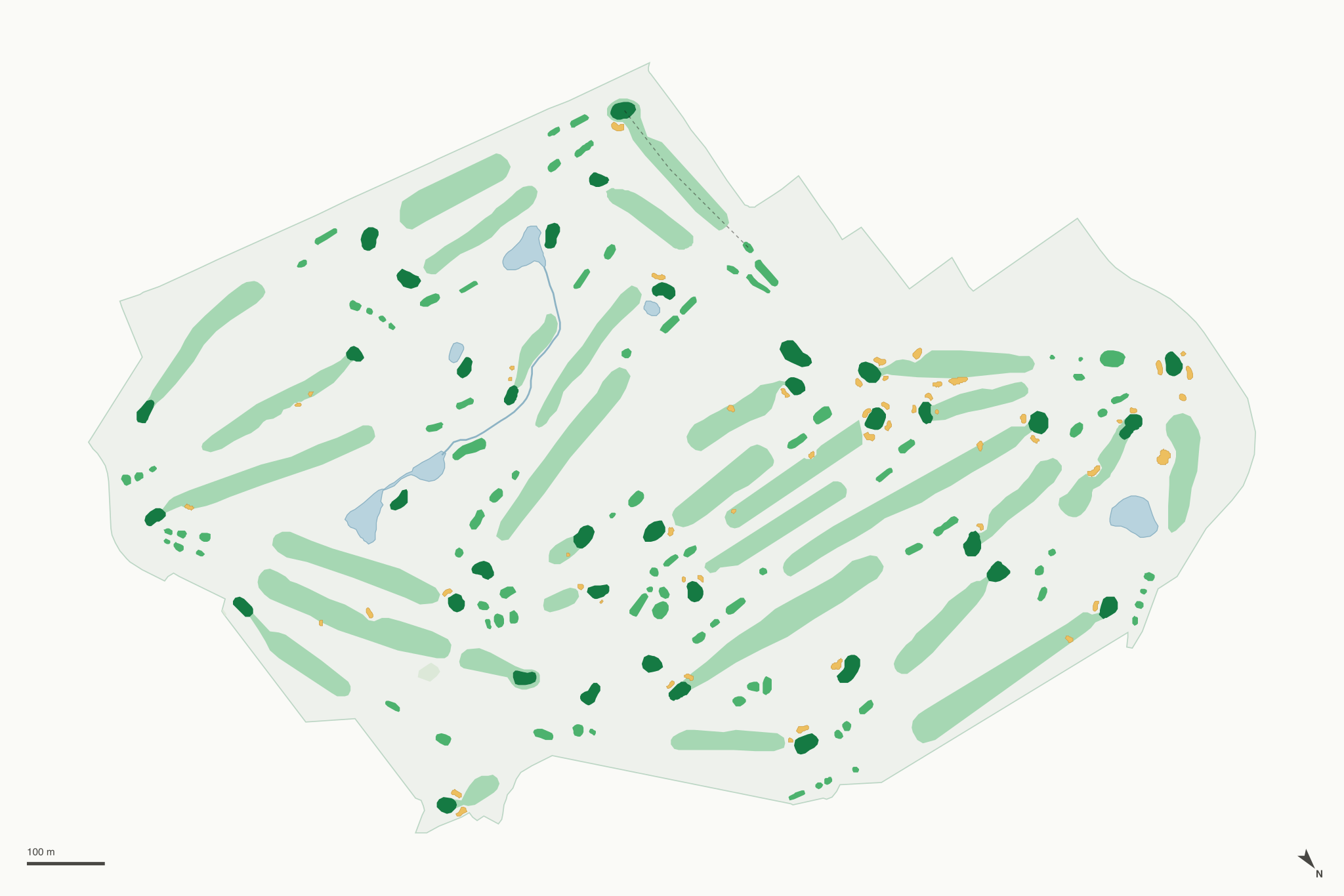 Map of Community Golf Course