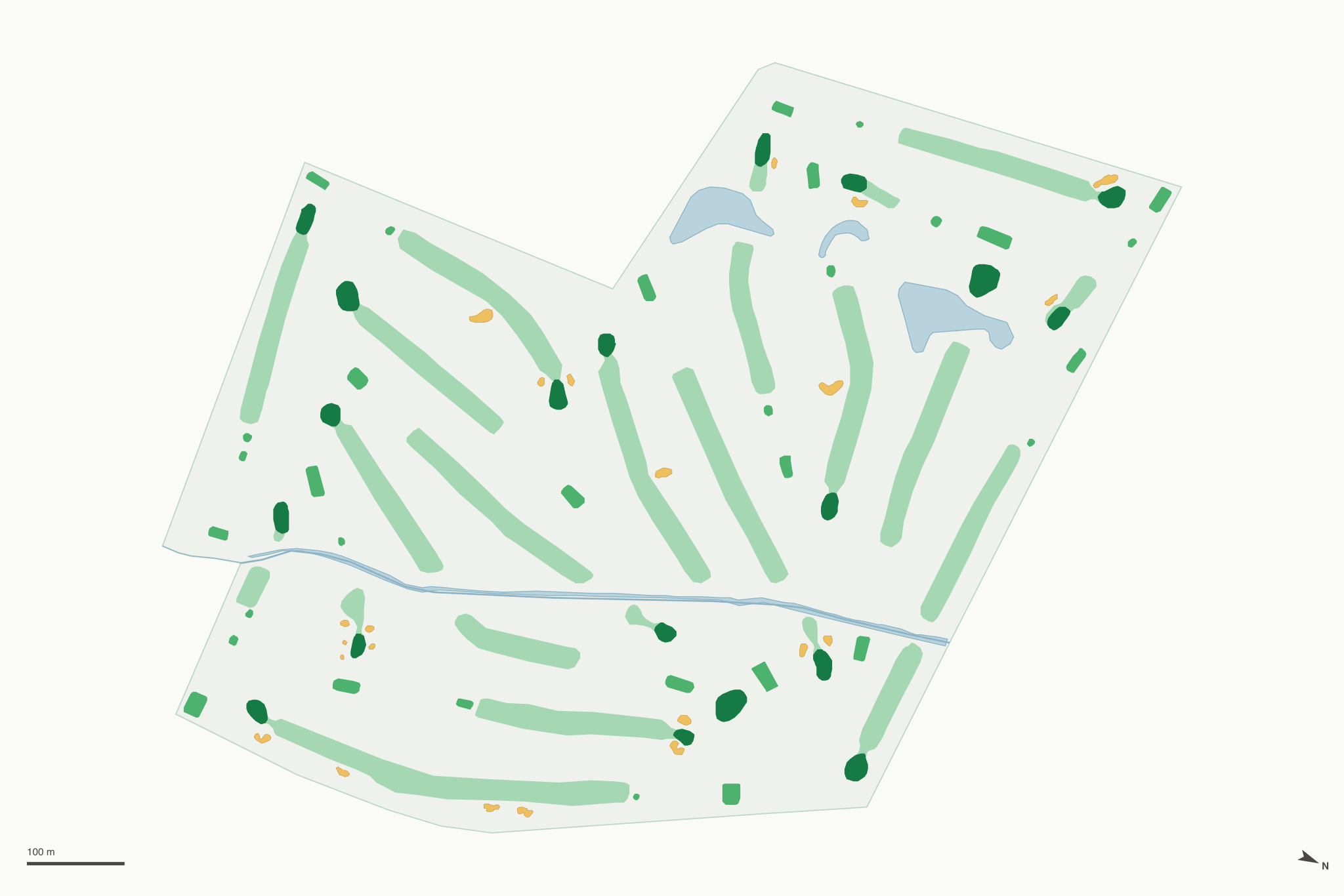 Map of Thorn Apple Country Club