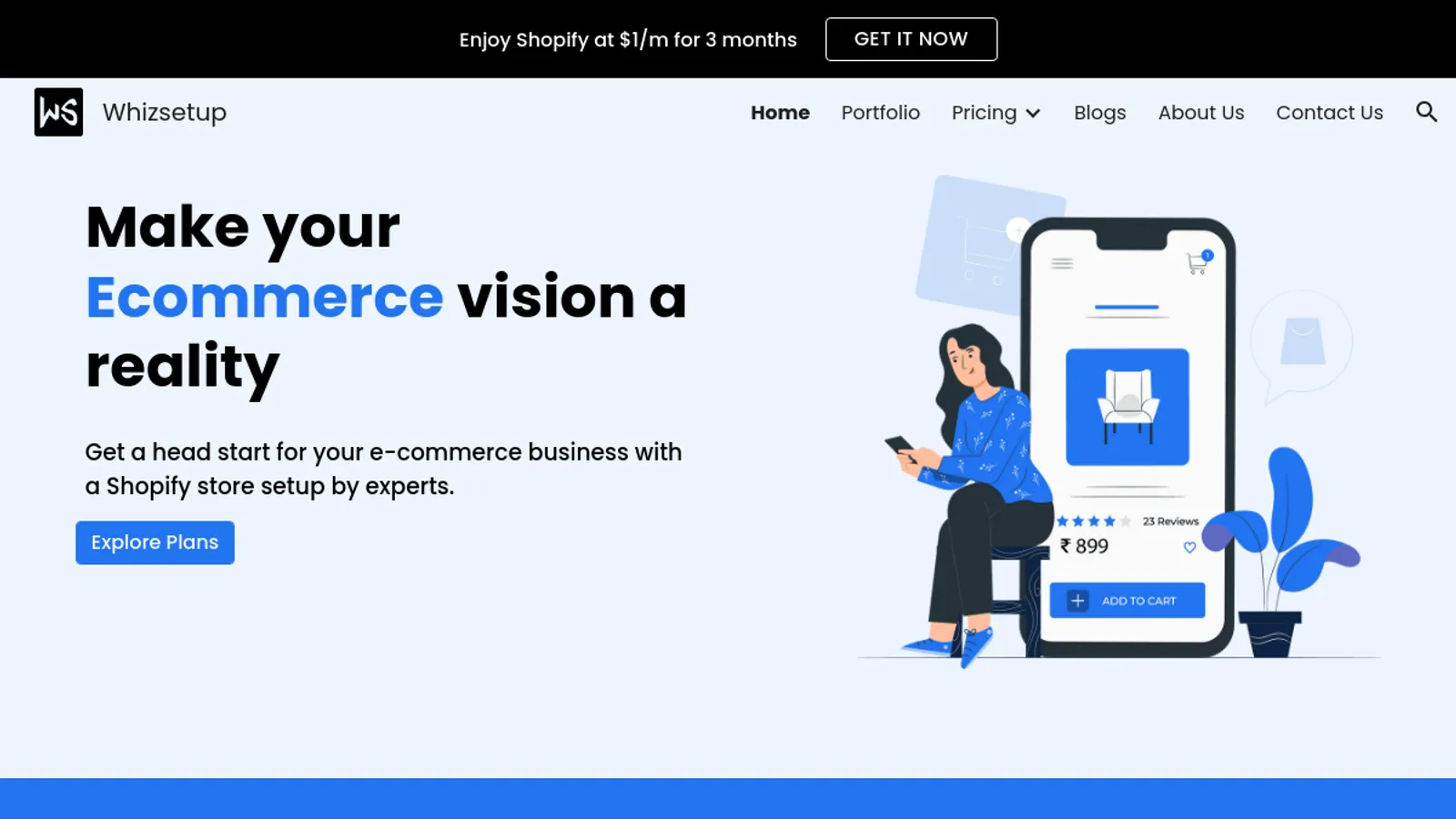 Screenshot of the Amaan E-com homepage