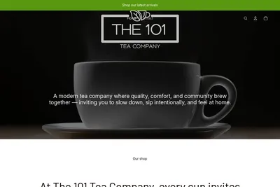 3rd Cup Tea website homepage