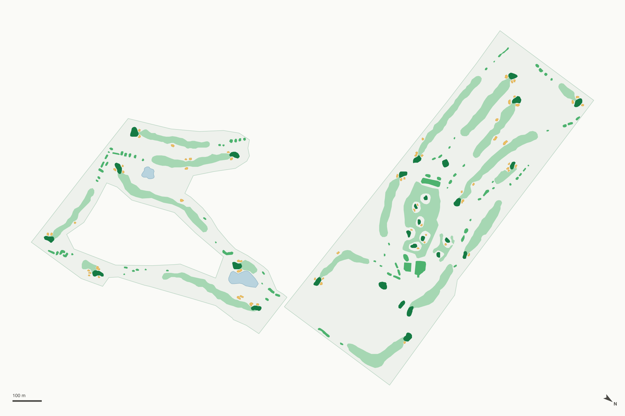 Map of Hickory Hills Country Club
