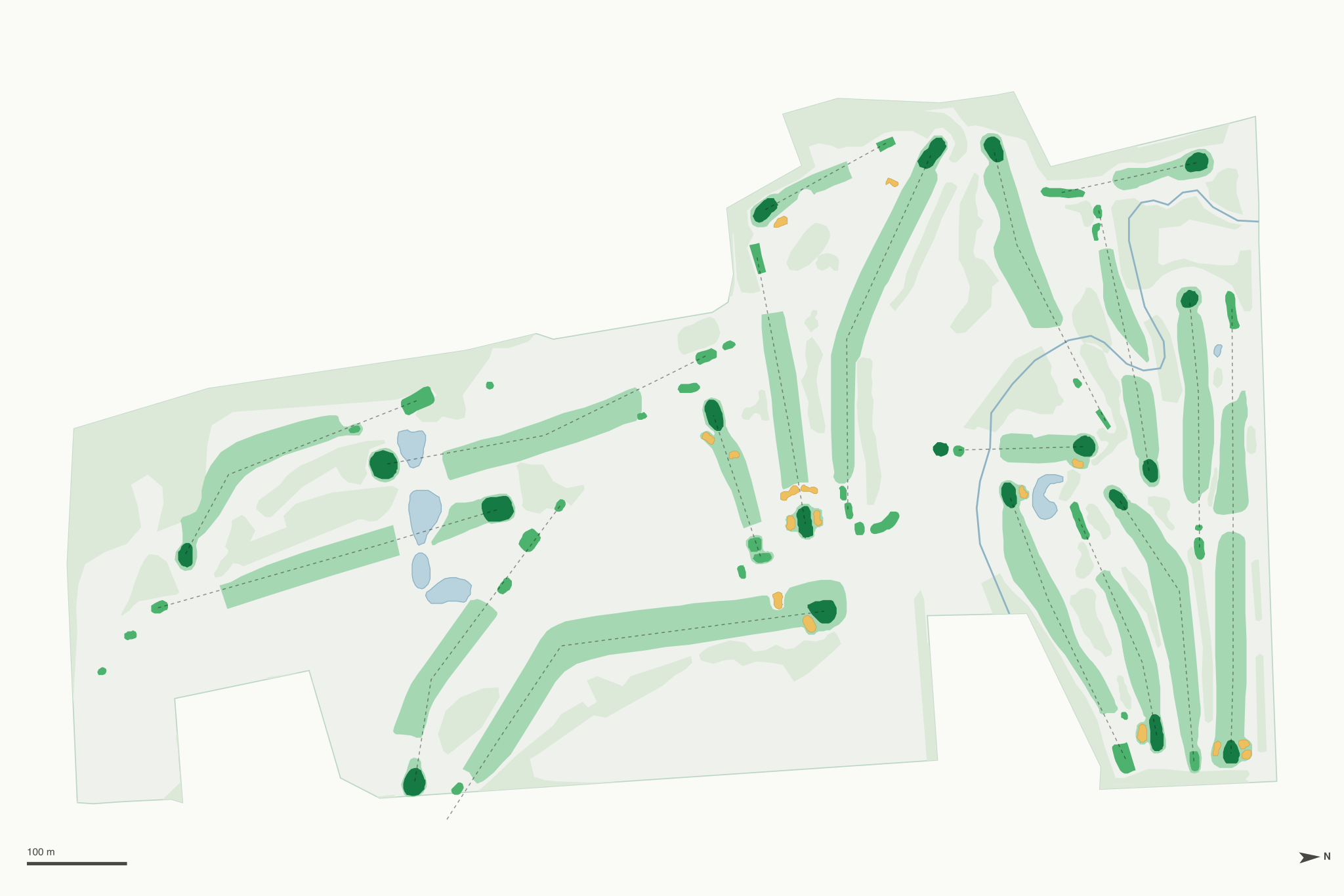 Map of McCauslin Brook Golf Course