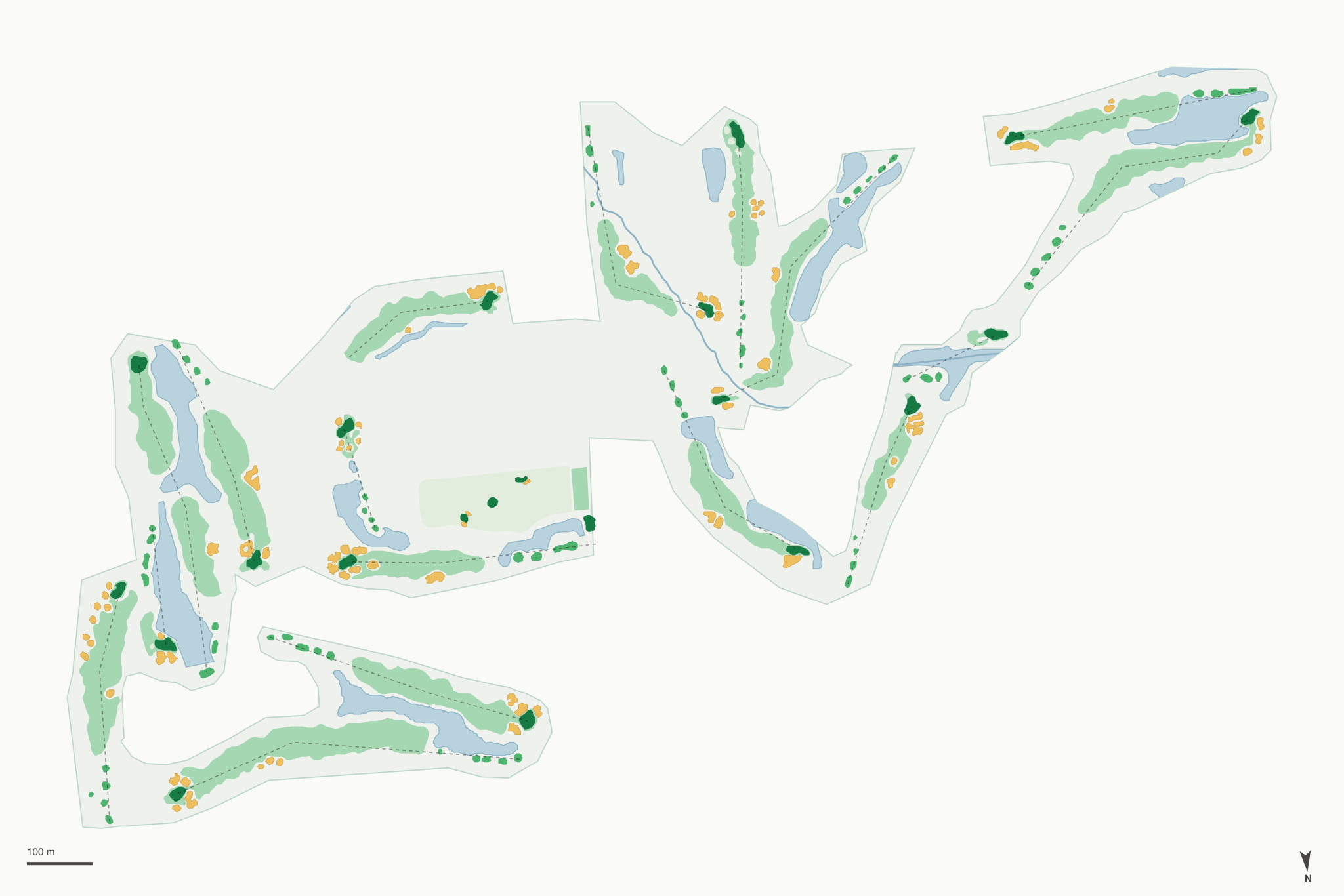 Map of Red Tail Golf Club
