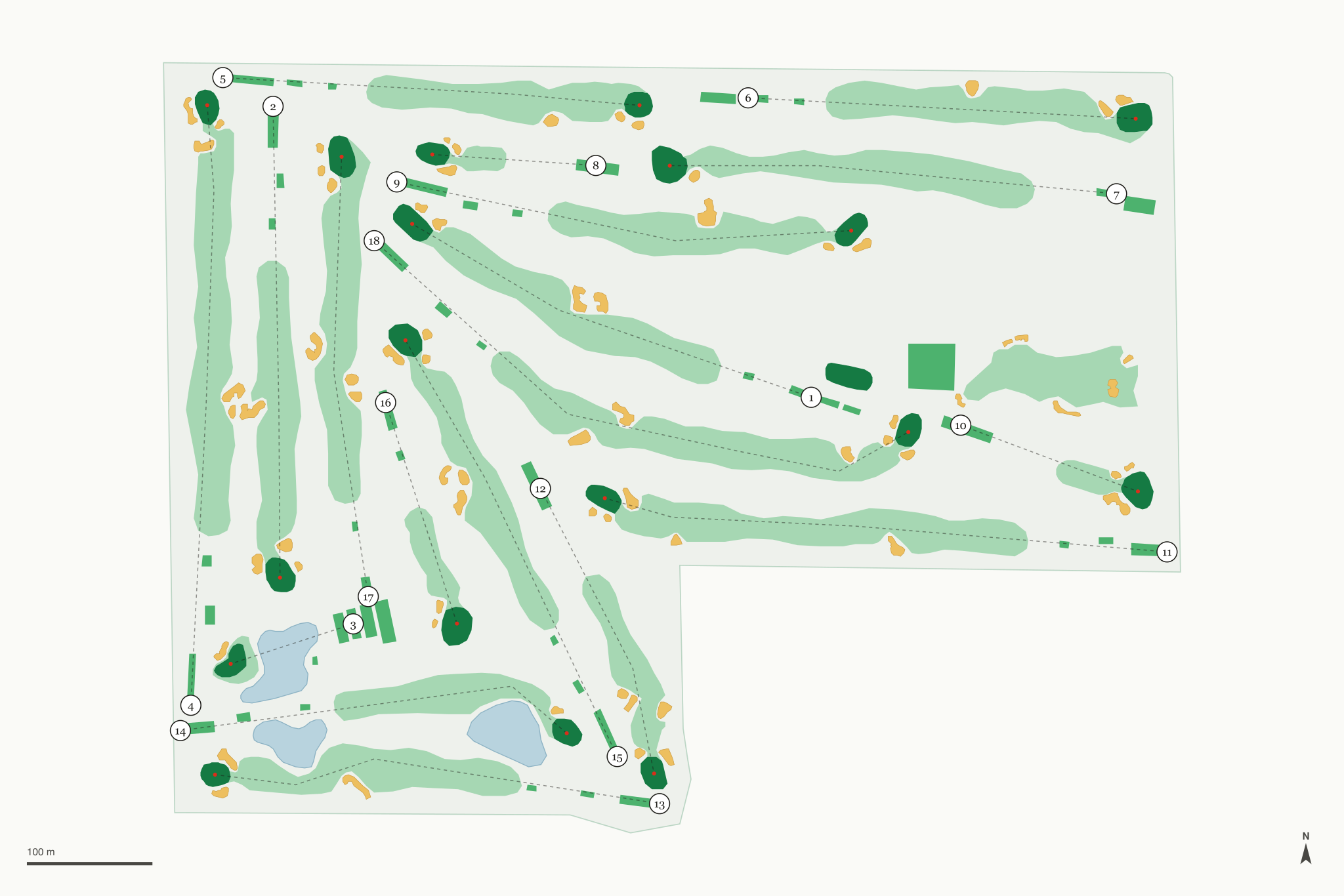 Map of Champaign Country Club