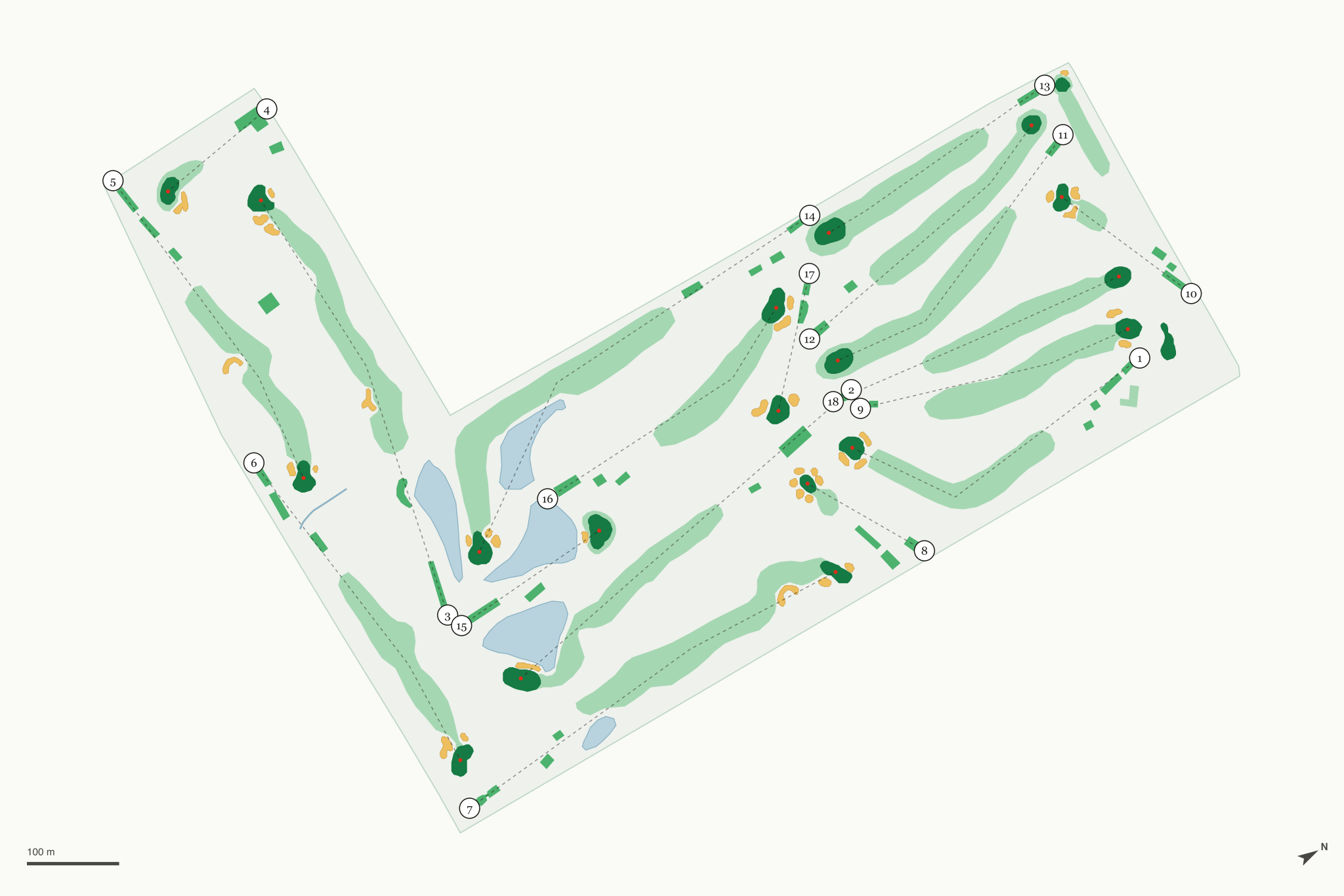 Map of Carroll National Golf Club