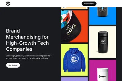 Screenshot of the Micromerch homepage