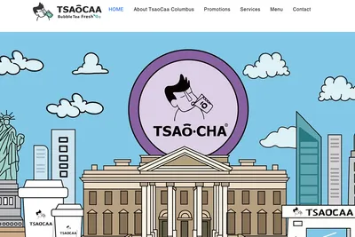Tsaocaa Columbus website homepage