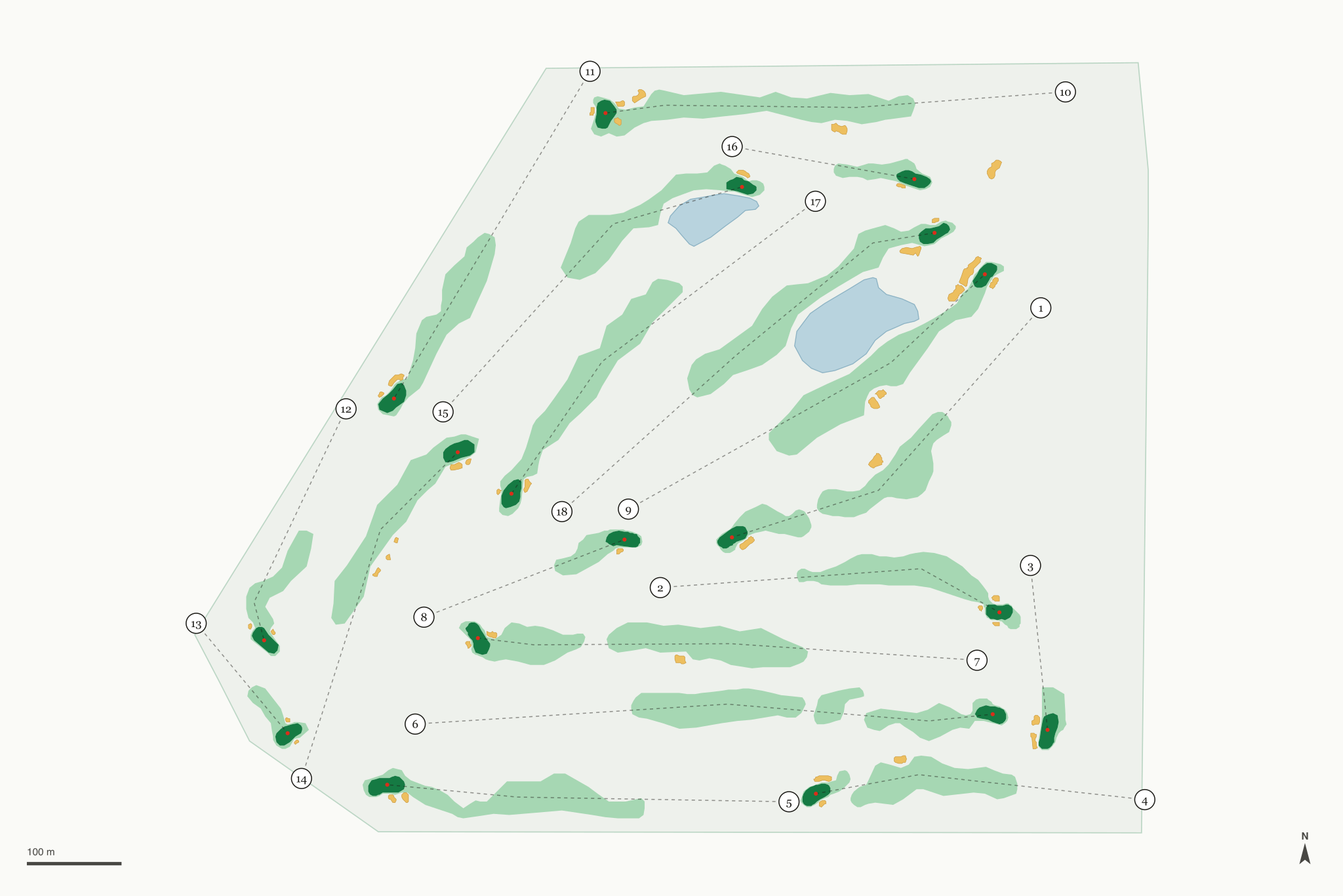 Map of Juniper Golf Course