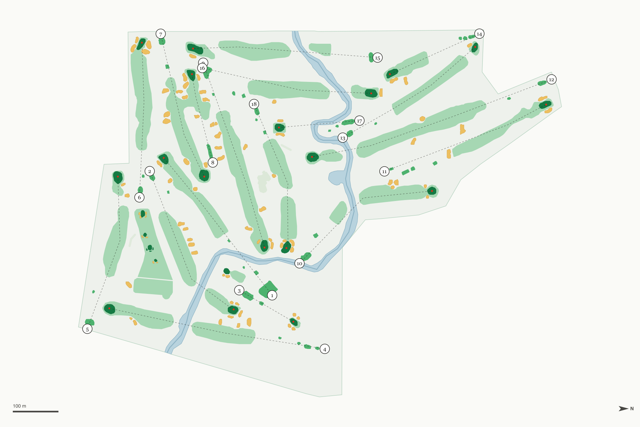 Map of Kenosha Country Club