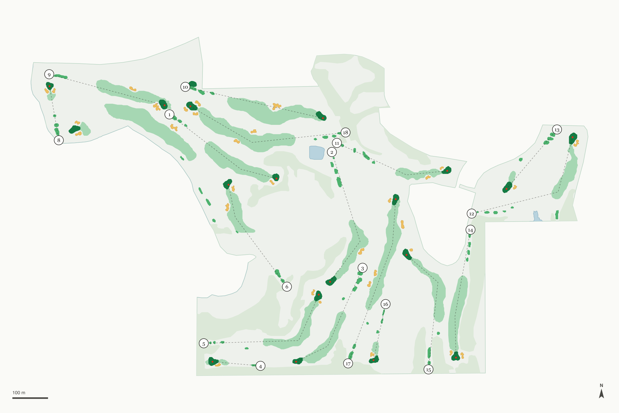 Map of Wild Marsh Golf Club