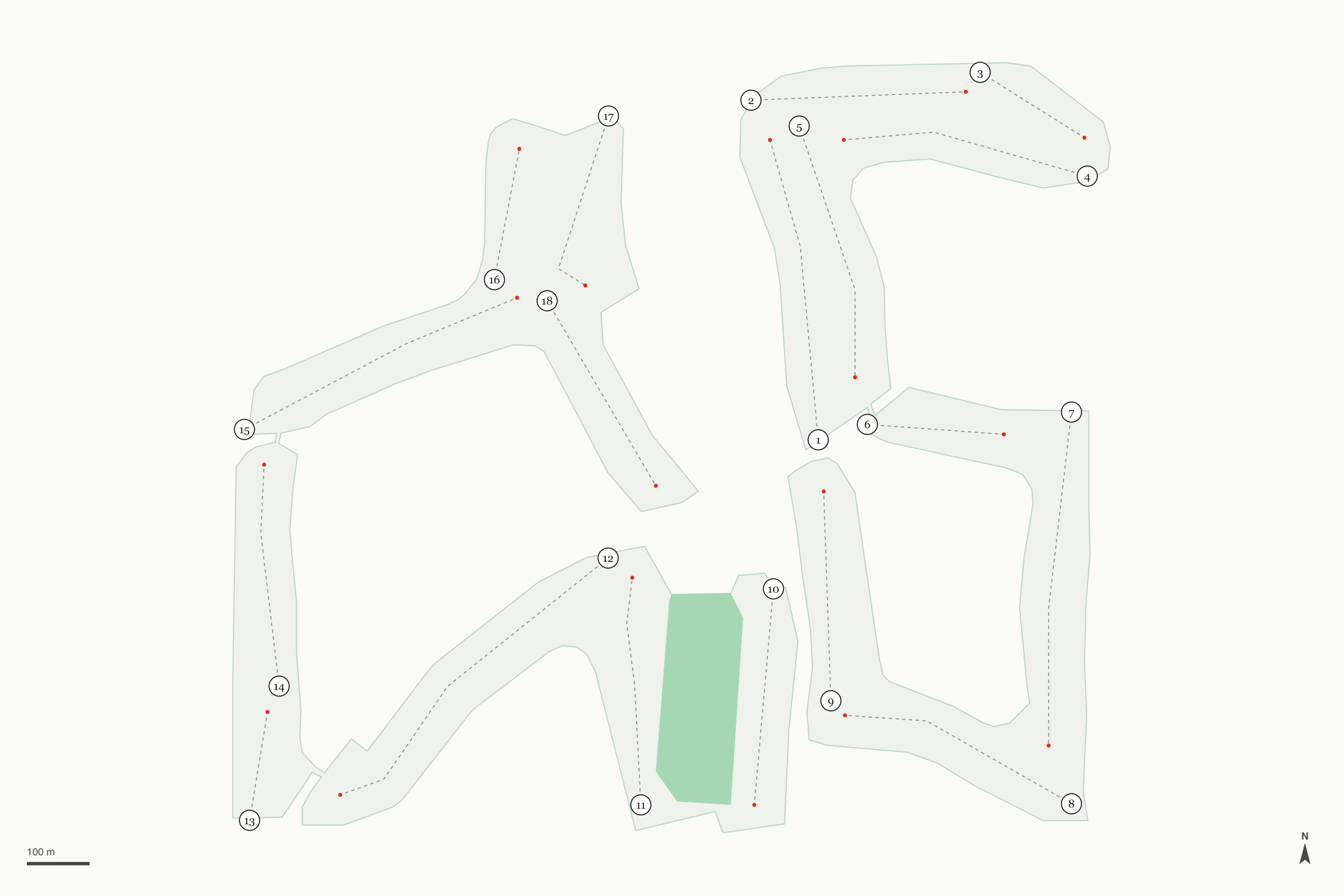 Map of Mission Royale Golf Course