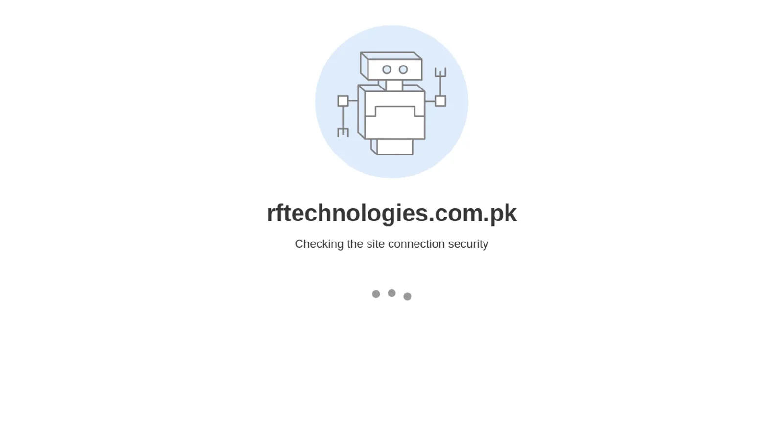 Screenshot of the RF TECHNOLOGIES homepage