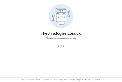 Screenshot of the RF TECHNOLOGIES homepage