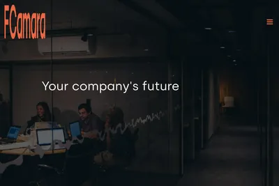 Screenshot of the FCamara homepage