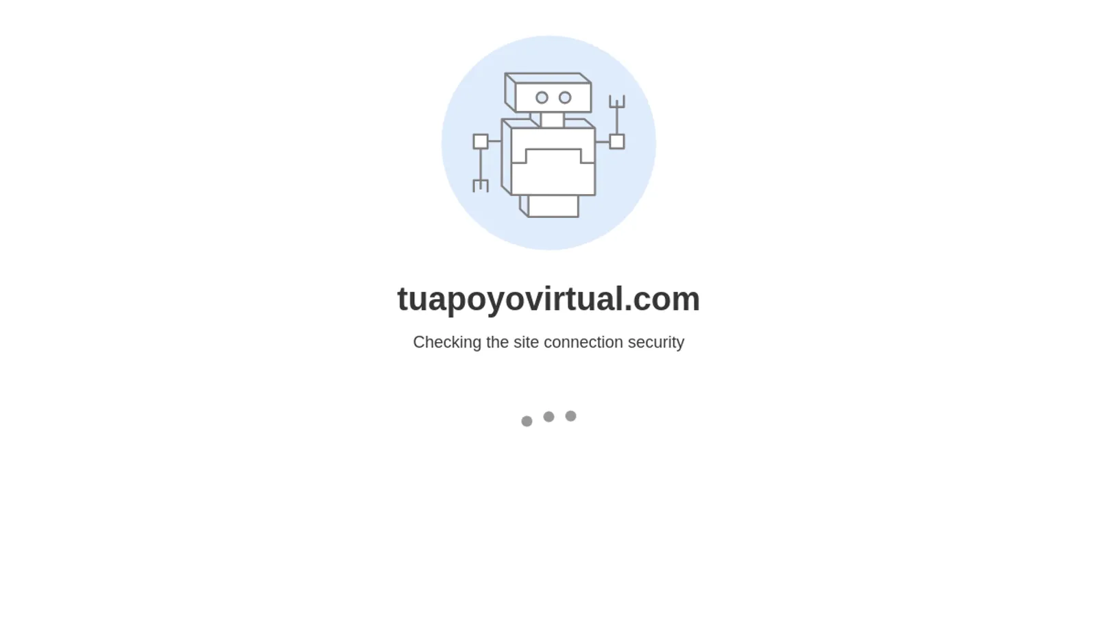 Screenshot of the Tu Apoyo Virtual homepage