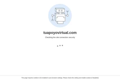 Screenshot of the Tu Apoyo Virtual homepage