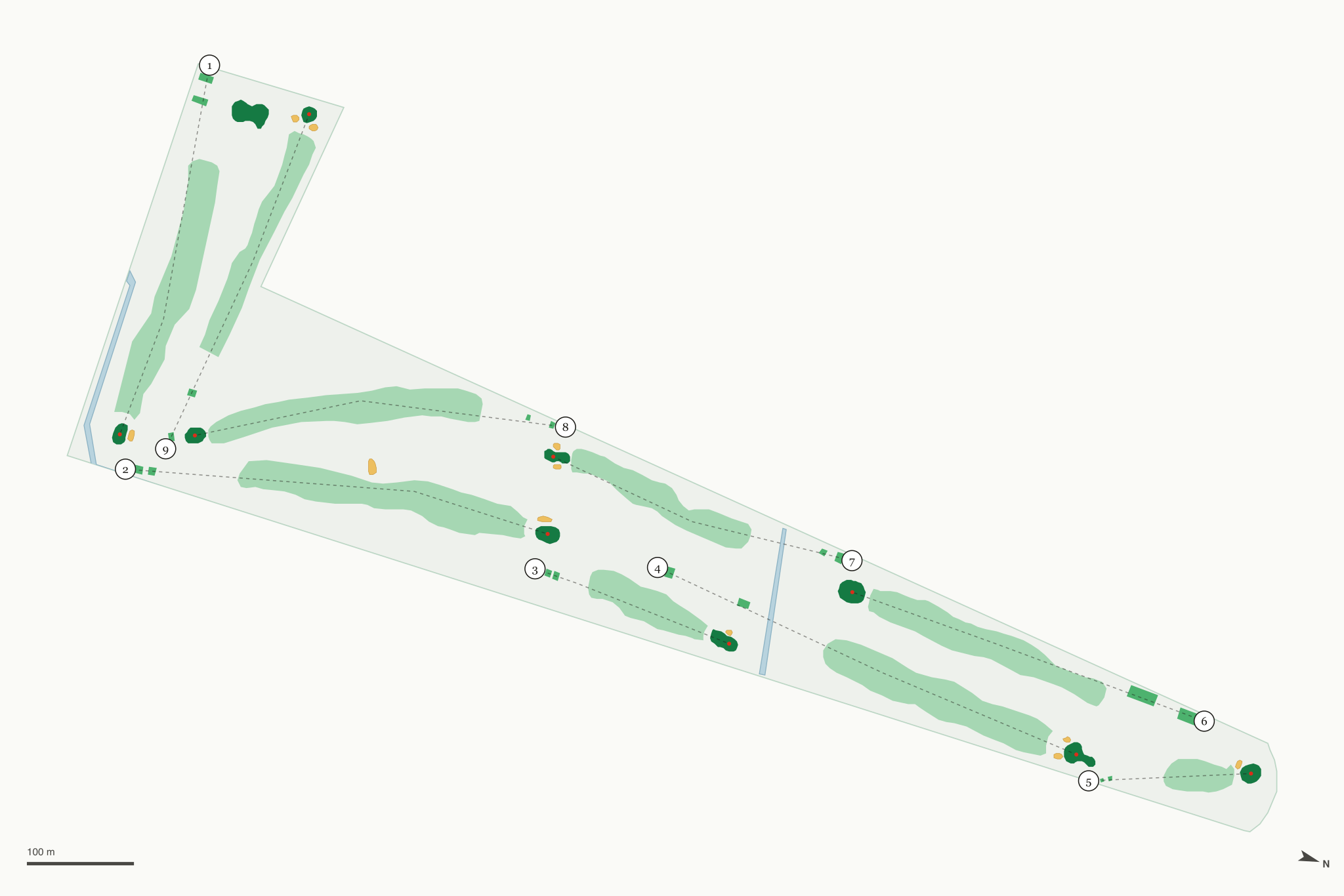 Map of Rexburg Municipal Golf Course
