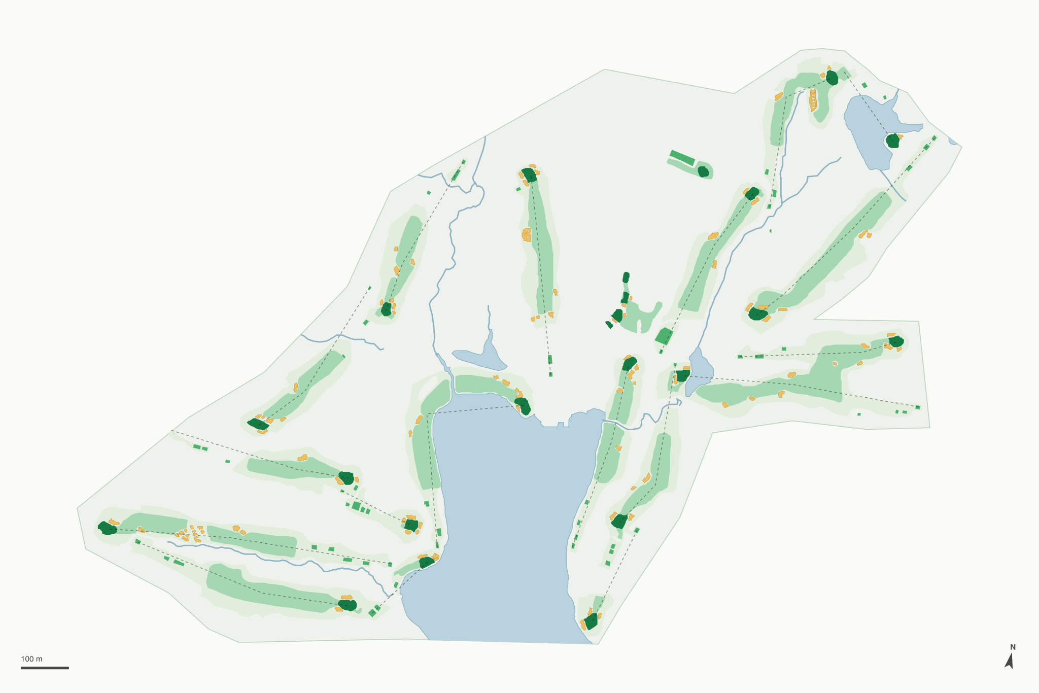 Map of The Harvester Club
