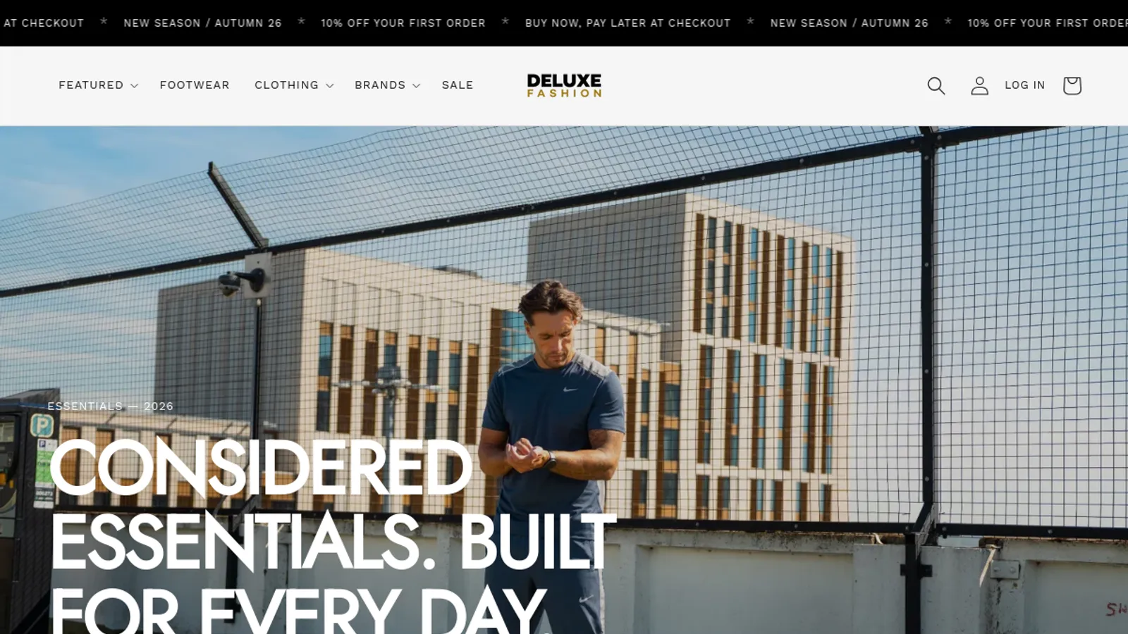 Screenshot of the The Dream State homepage