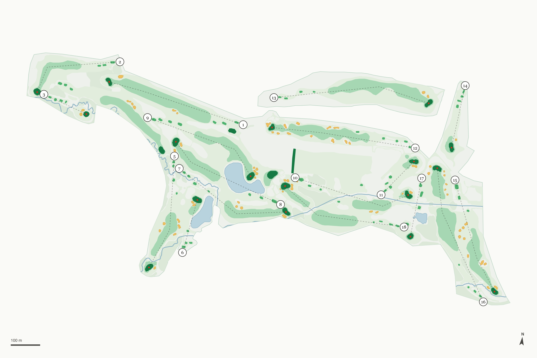Map of Creekside Golf Club