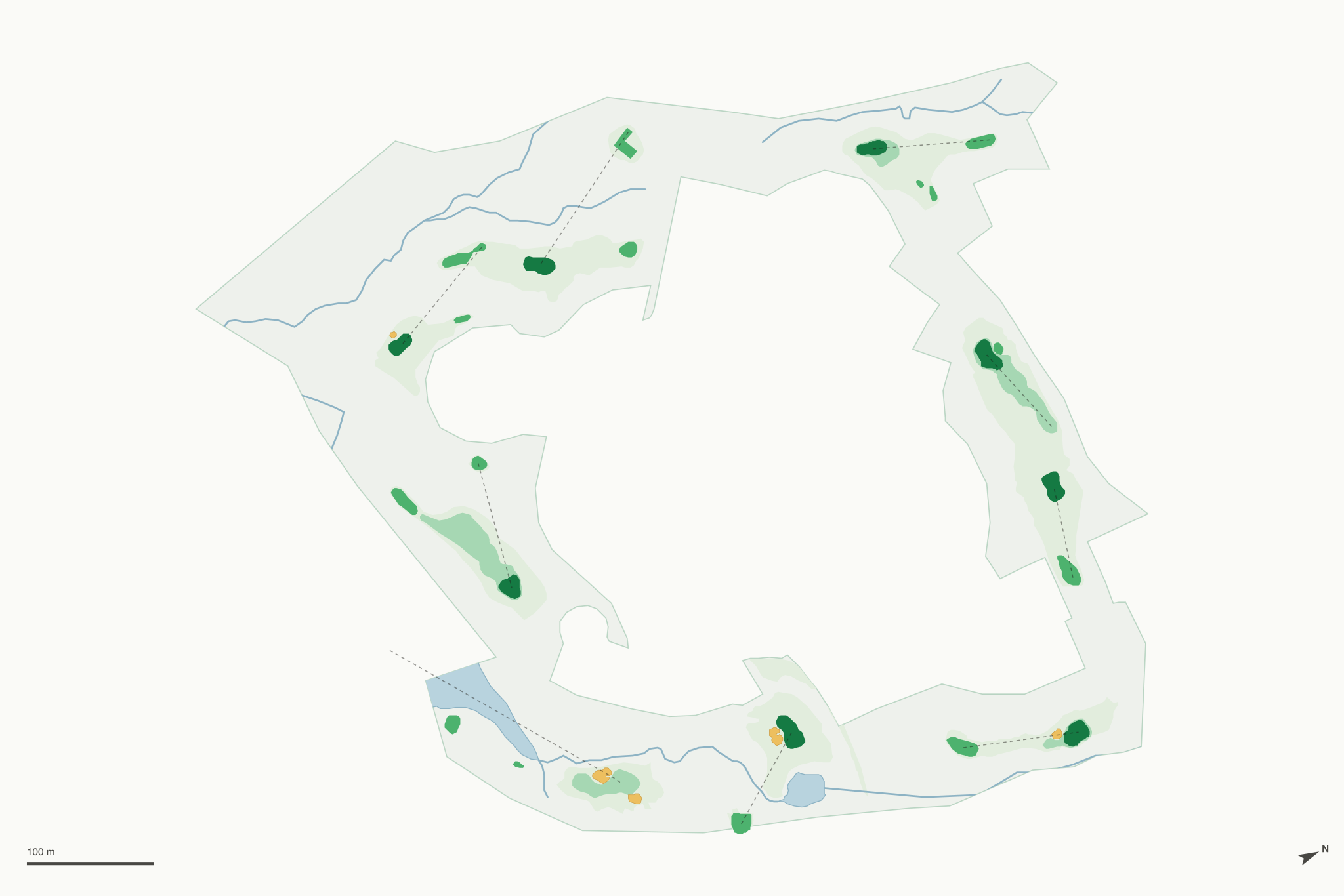 Map of Canyon Nine Golf Course