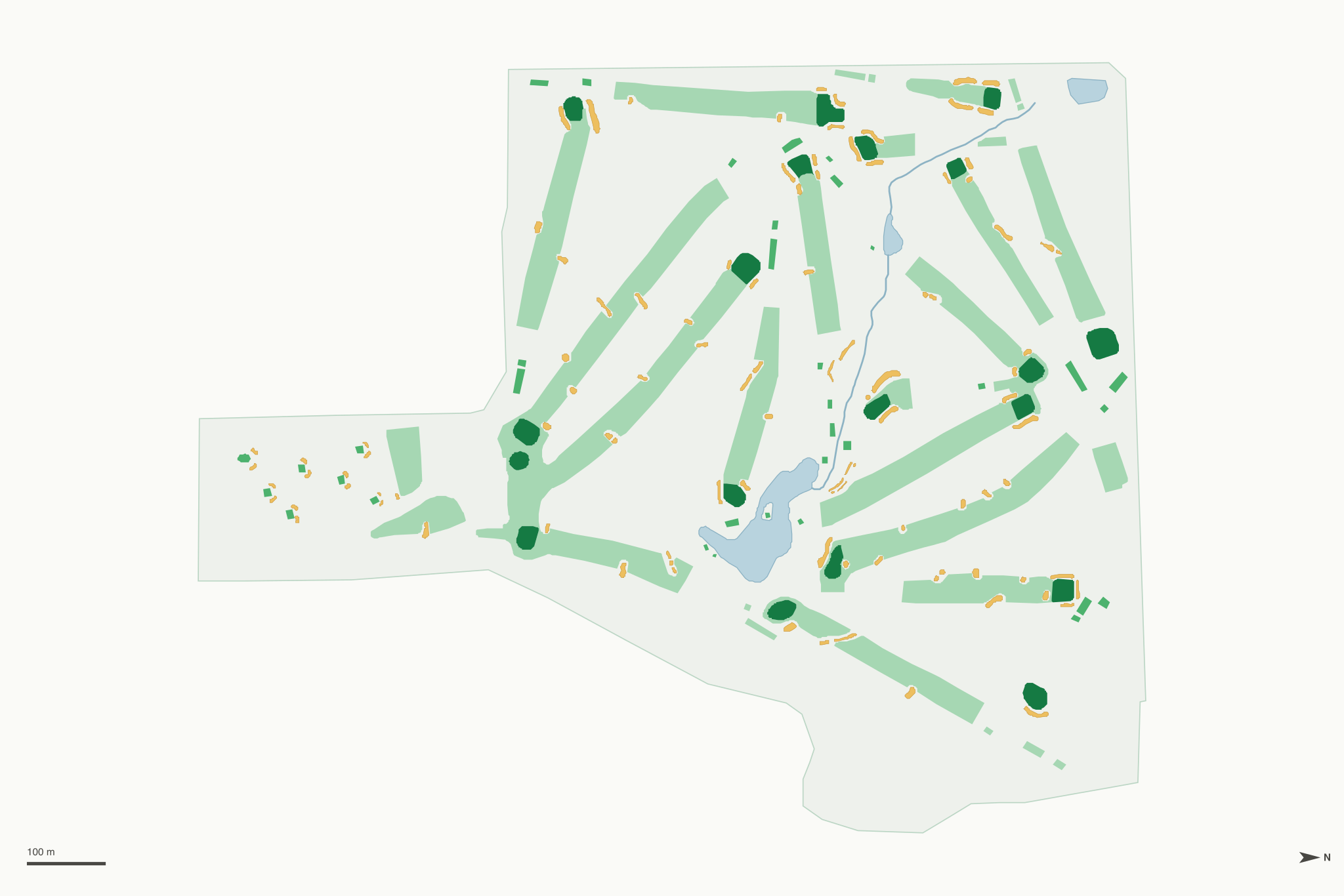 Map of Blue Mound Golf & Country Club