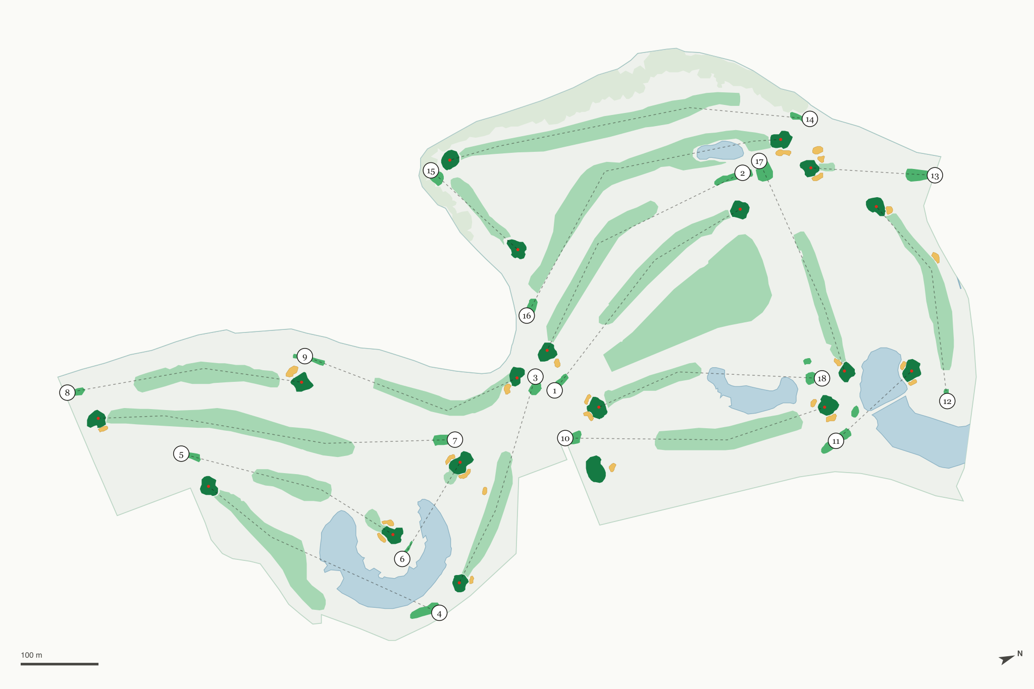 Map of Riverside Golf Club